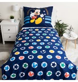 Disney Mickey Mouse Dekbedovertrek, Team - Eenpersoons - 140 x 200 cm - Katoen