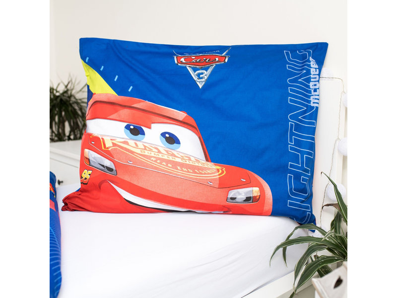 Disney Cars Bettbezug, McQueen – Einzelbett – 140 x 200 cm – Baumwolle