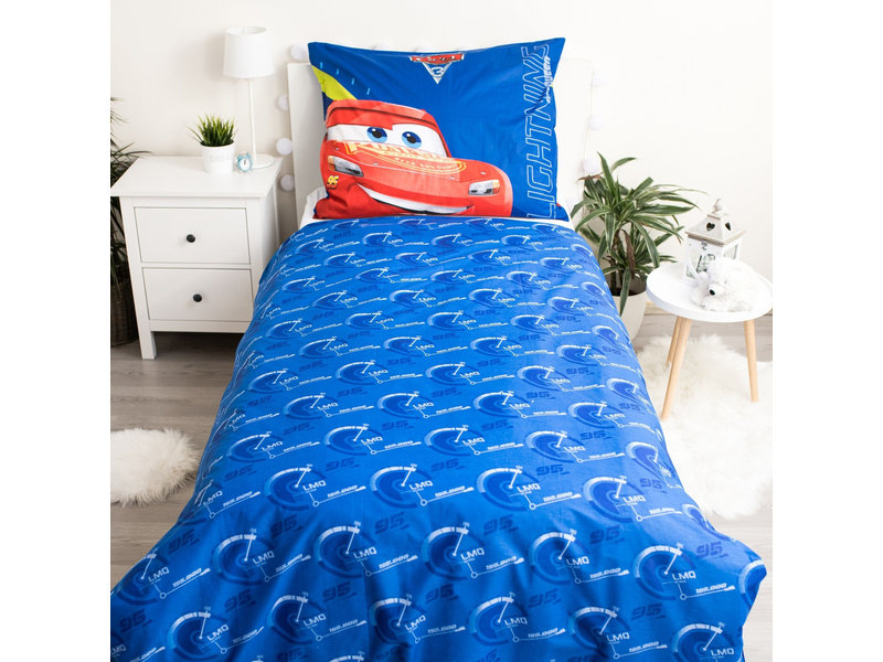 Disney Cars Housse de couette, McQueen - Seul - 140 x 200 cm - Coton