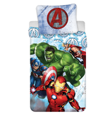 Marvel Avengers Housse de couette, Heroes - Seul - 140 x 200 cm - Coton