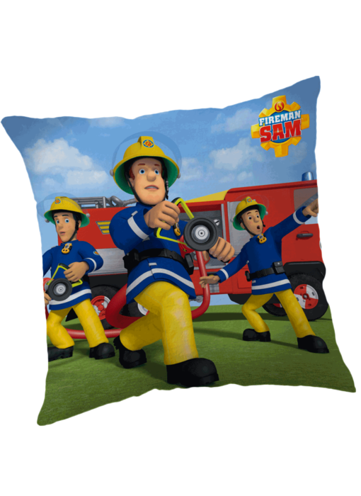 Brandweerman Sam Zierkissen Team 40 x 40 cm - Polyester