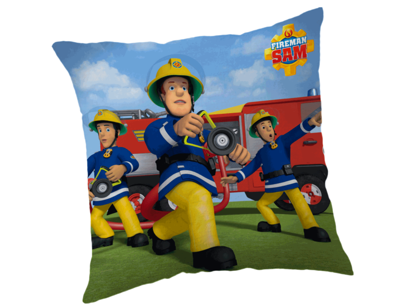 Brandweerman Sam coussin décoratif Team - 40 x 40 cm - Polyester