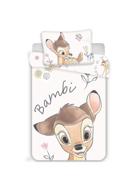 Disney Bambi BABY-Bettbezug 135 x 100 cm / 40 x 60 cm - Baumwolle