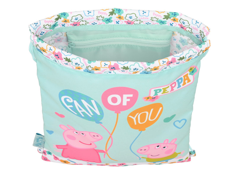 Peppa Pig Junior Gymbag, Cozy Corner - 34 x 26 cm - Polyester