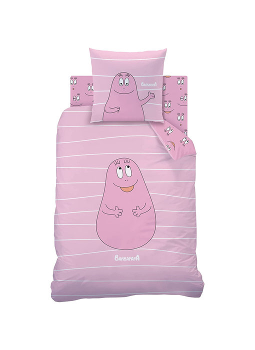 Barbapapa Duvet cover Pink 140 x 200 Cotton