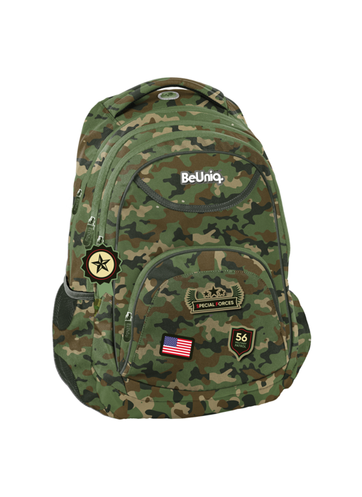 BeUniq Backpack Camouflage 41 x 30 x 20 cm