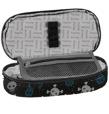 BeUniq Trousse à crayons, Crâne - 23 x 10 x 5 cm - Polyester