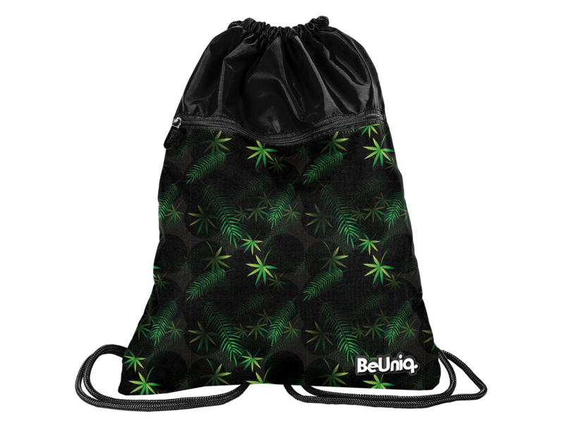 BeUniq Sac de sport Jungle Leaves - 47 x 37 cm - Polyester