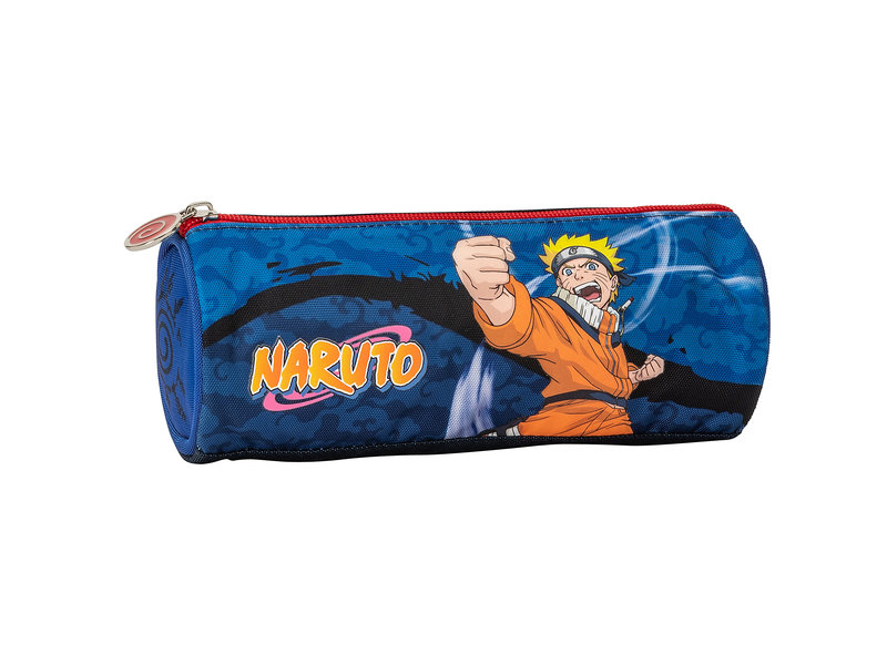 Naruto Federmäppchen Rund, Power - 22 x 8 cm - Polyester