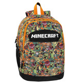 Minecraft Caricature de sac à dos - 42 x 34 x 23 cm - Polyester