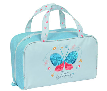 BlackFit8 Trousse de toilette Papillon - 31 x 19 x 14 cm