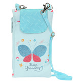 BlackFit8 Phone bag Butterfly - 19 x 10 cm - Polyester