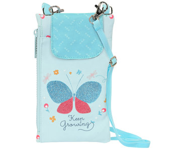 BlackFit8 Handytasche Schmetterling - 19 x 10 cm