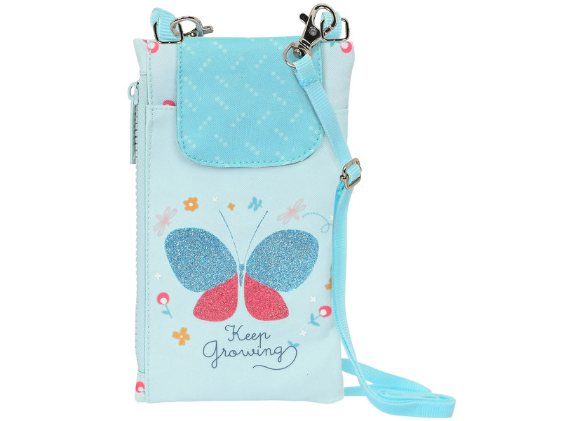 BlackFit8 Phone bag Butterfly - 19 x 10 cm - Polyester