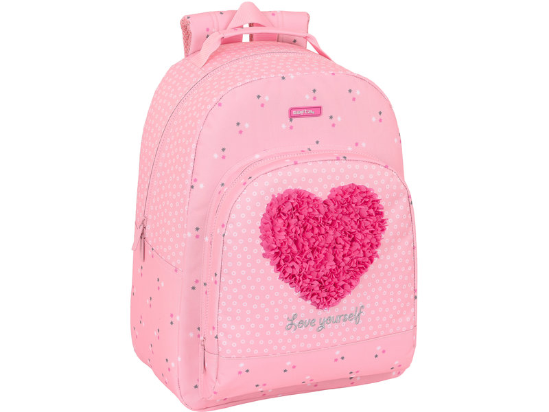 Safta Backpack Heart - 42 x 32 x 15 cm - Polyester