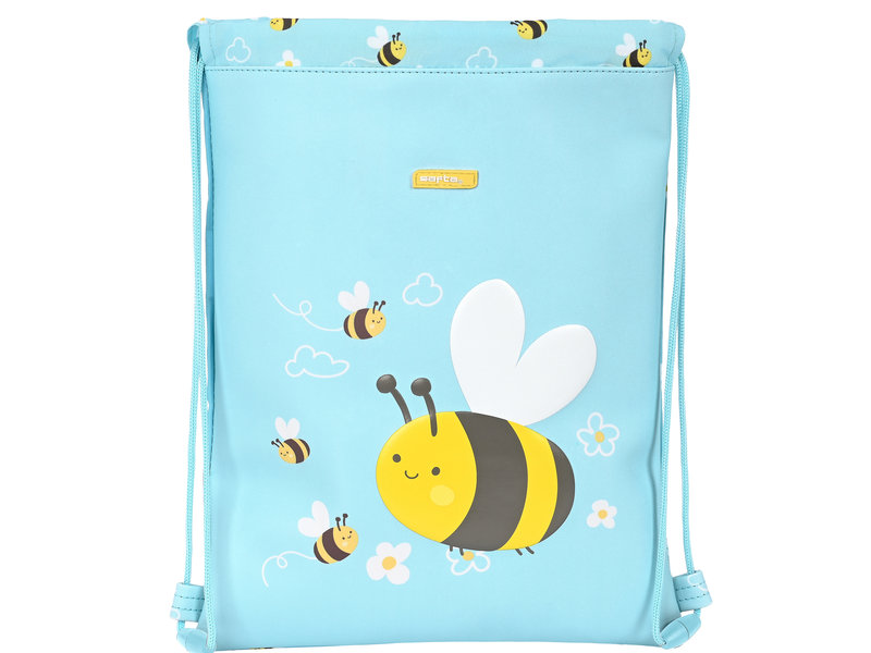 Safta Junior Gymbag, Bee - 34 x 26 cm - Polyester