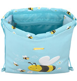 Safta Junior Gymbag, Bee - 34 x 26 cm - Polyester