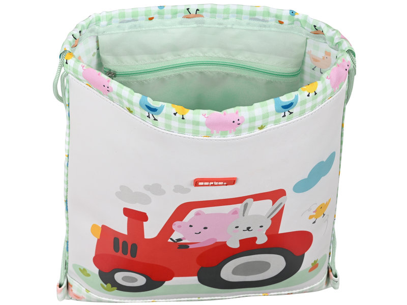 Safta Sac de sport junior, Farm - 34 x 26 cm - Polyester