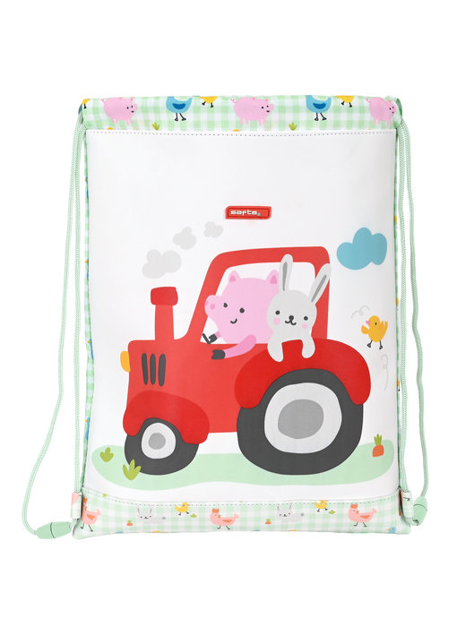 Safta Junior Gymbag Boerderij 34 x 26 cm Polyester