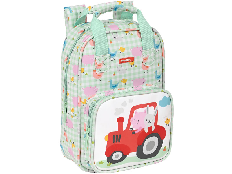 Safta Sac à dos enfant, Ferme - 28 x 20 x 8 cm - Polyester