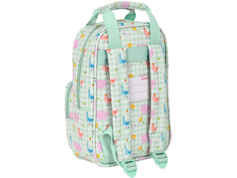 Safta Toddler backpack, Farm - 28 x 20 x 8 cm - Polyester
