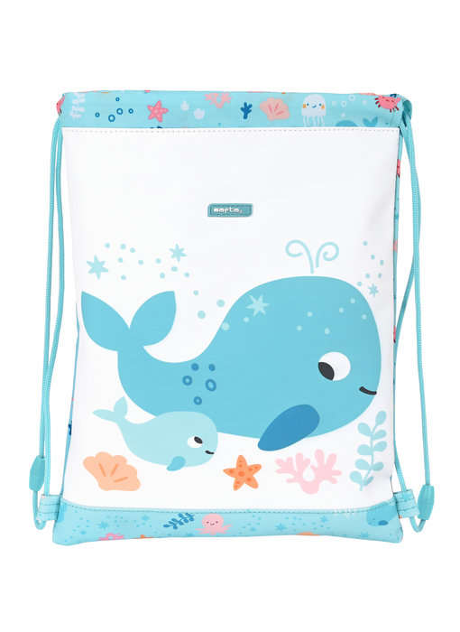 Safta Gymbag Junior Baleine 34 x 26 cm Polyester