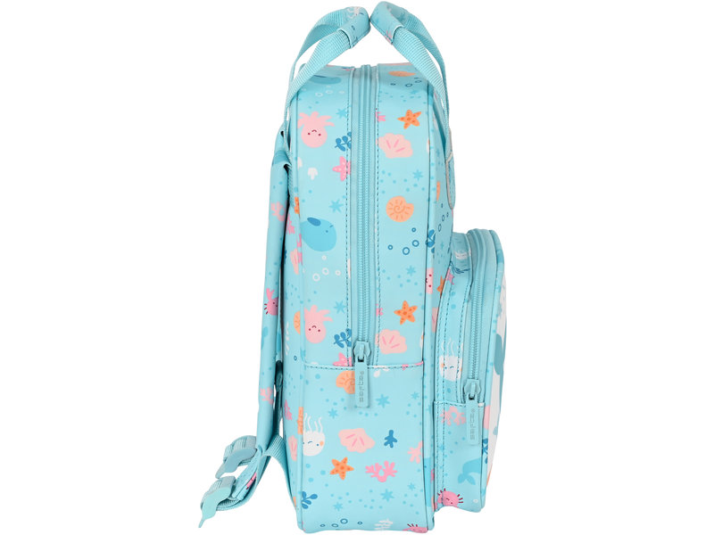 Safta Toddler backpack, Whale - 28 x 20 x 8 cm - Polyester