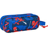 SpiderMan Pencil Case Web 21 x 8 x 6 cm - Polyester