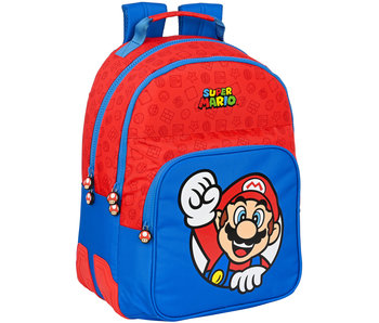 Super Mario Backpack Here We Go! 42 x 32 cm