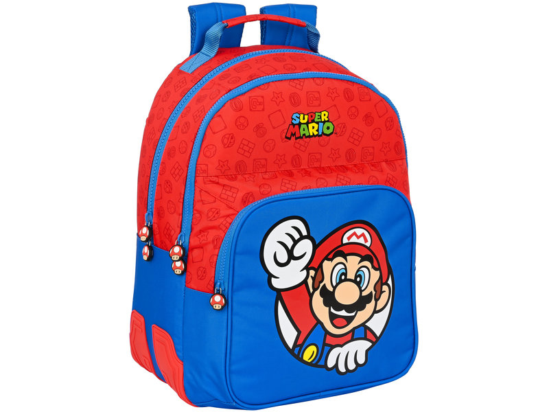 Super Mario Backpack Here We Go! - 42 x 32 x 15 cm - Polyester