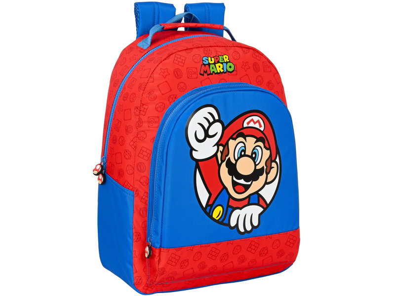 Super Mario Backpack Here We Go! - 42 x 32 x 15 cm - Polyester