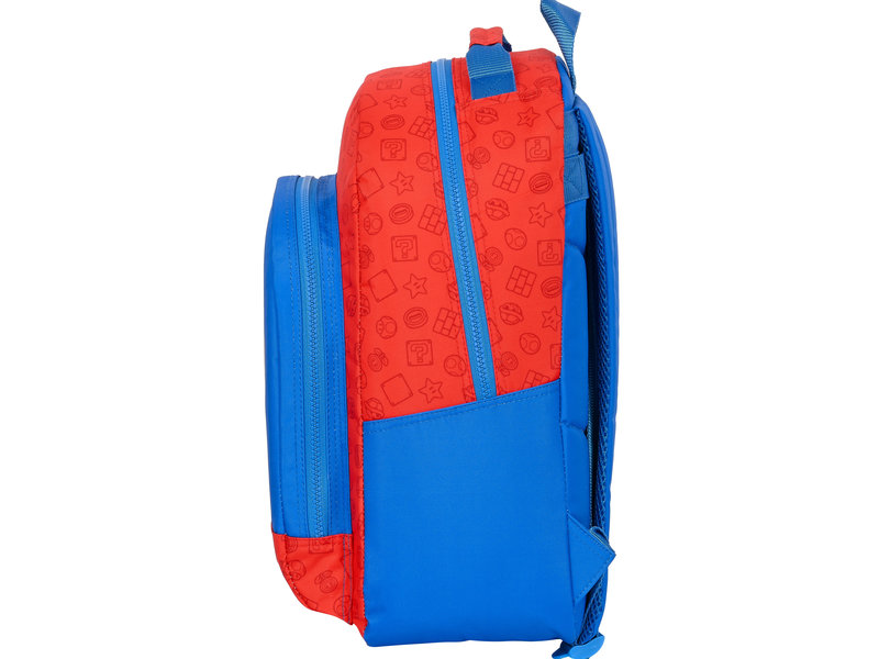 Super Mario Rucksack Here We Go! - 42 x 32 x 15 cm - Polyester