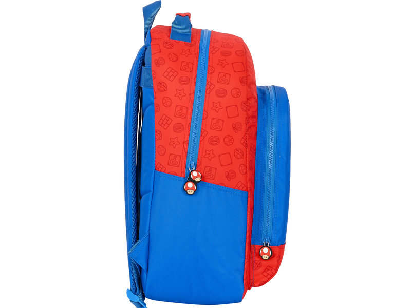 Super Mario Rucksack Here We Go! - 42 x 32 x 15 cm - Polyester