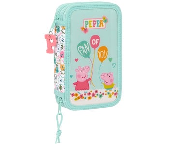 Peppa Pig Filled Pencil Case, Cozy Corner - 28 pcs.