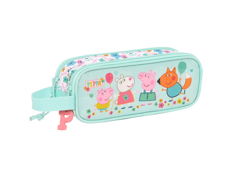 Peppa Pig Federmäppchen, Cosy Corner - 21 x 8 x 6 cm - Polyester