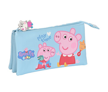 Peppa Pig Trousse Play Time - 22 x 12 x 3 cm - Polyester