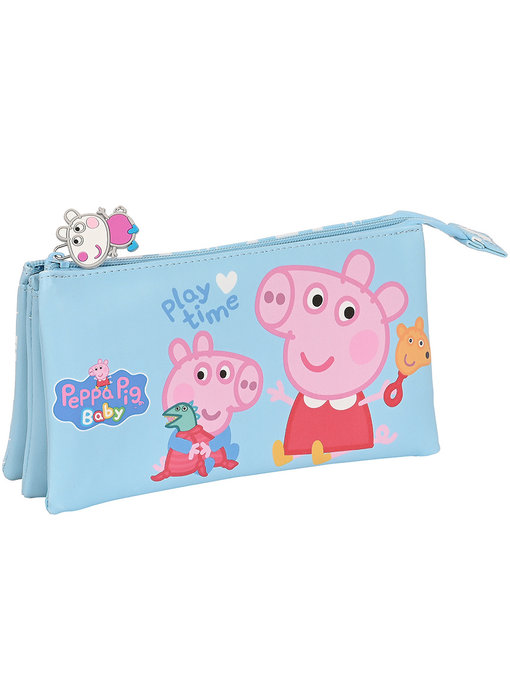 Peppa Pig Pencil case Play Time - 22 x 12 x 3 cm - Polyester