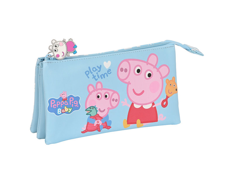 Peppa Pig Federmäppchen Play Time - 22 x 12 x 3 cm - Polyester