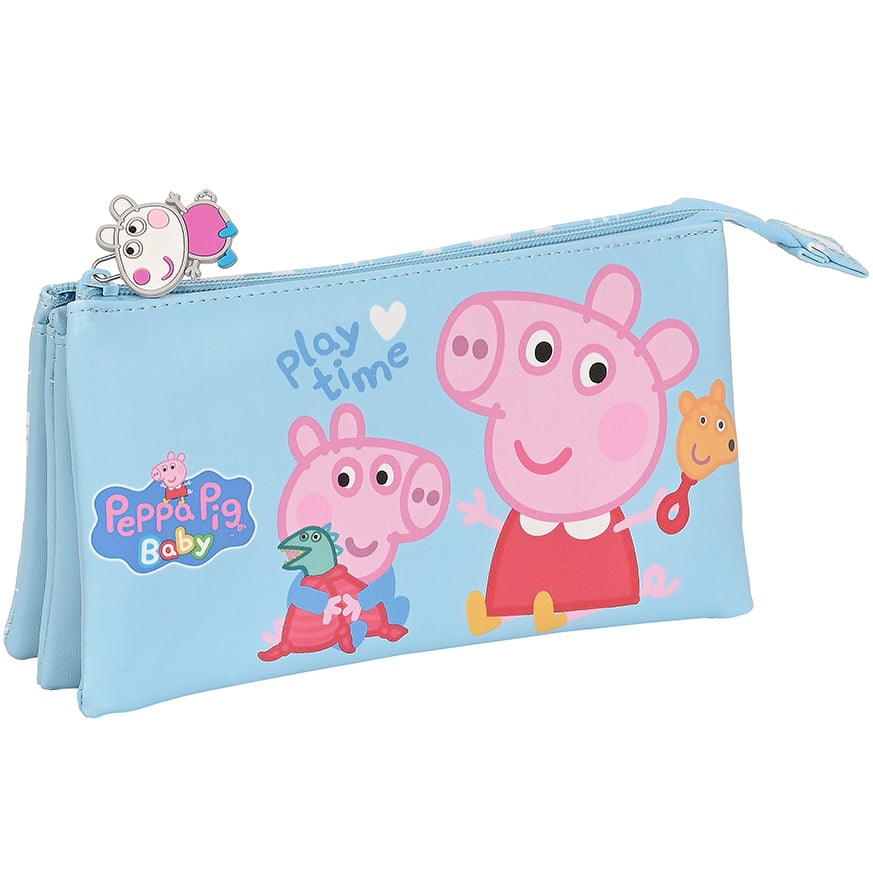Peppa Pig pencil case Play Time - 22 x 19 x 14 cm - Polyester Peppa Pig pencil case Play Time - 22 x 19 x 14 cm - Polyester