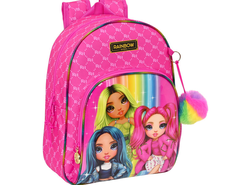 Rainbow High Rucksack, Rosa - 34 x 28 x 10 cm - Polyester