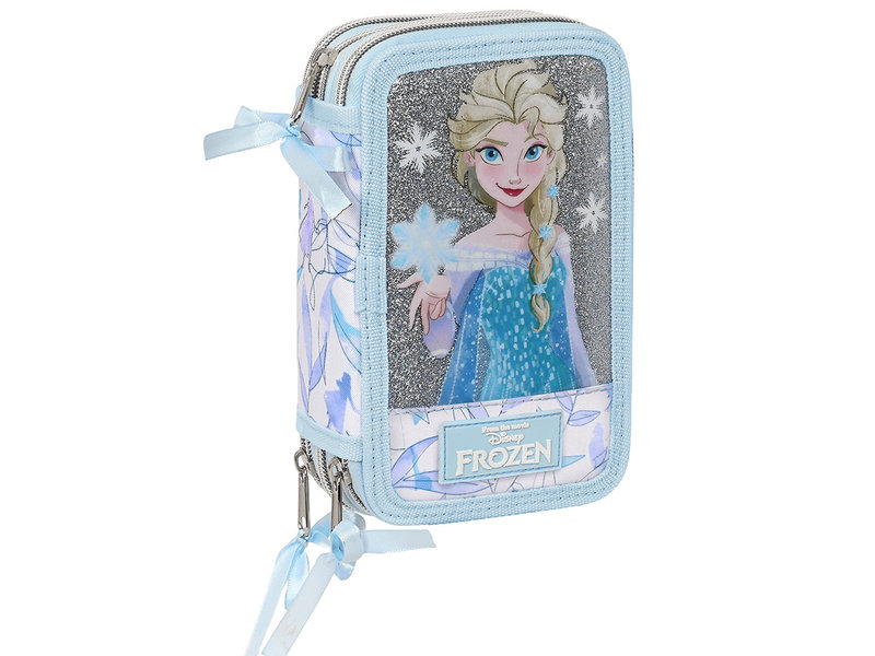 Disney Frozen Gefülltes Federmäppchen, Memories - 36 Stück - 19,5 x 12,5 x 5,5 cm - Polyester