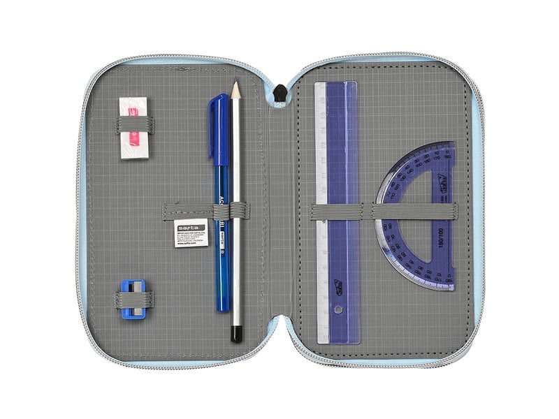 Disney Frozen Gefülltes Federmäppchen, Memories - 36 Stück - 19,5 x 12,5 x 5,5 cm - Polyester