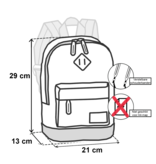Bestway Toddler backpack, Forest  - 29 x 21 x 13 cm - Polyester