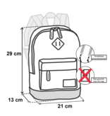 Bestway Toddler backpack, Forrest - 29 x 21 x 13 cm - Polyester