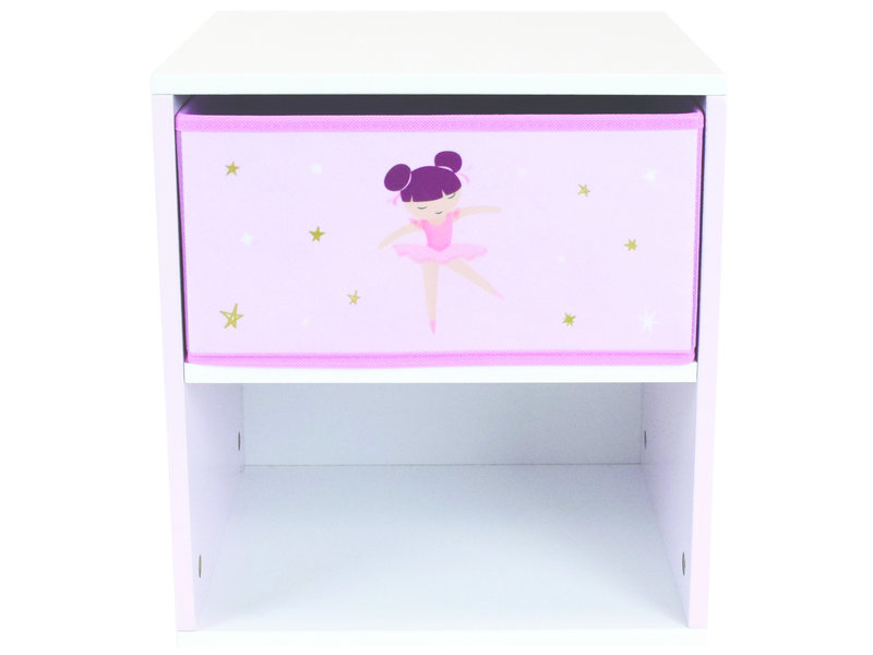 Ballerina Bedside table - 36 x 33 x 30 cm - MDF