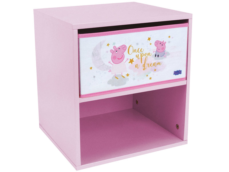 Peppa Pig Table de chevet, Princesse - 36 x 33 x 30 cm - MDF