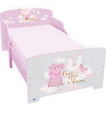 Peppa Pig Toddler Bed, Princess - 70 x 140cm - Multi - Including slatted base