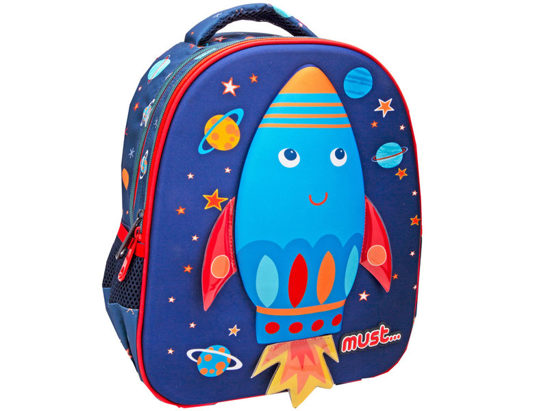 Must Peuterrugzak Rocket - 31 x 27 x 10 cm - Polyester