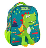 Must Backpack Dinosaur - 31 x 27 x 10 cm - Polyester