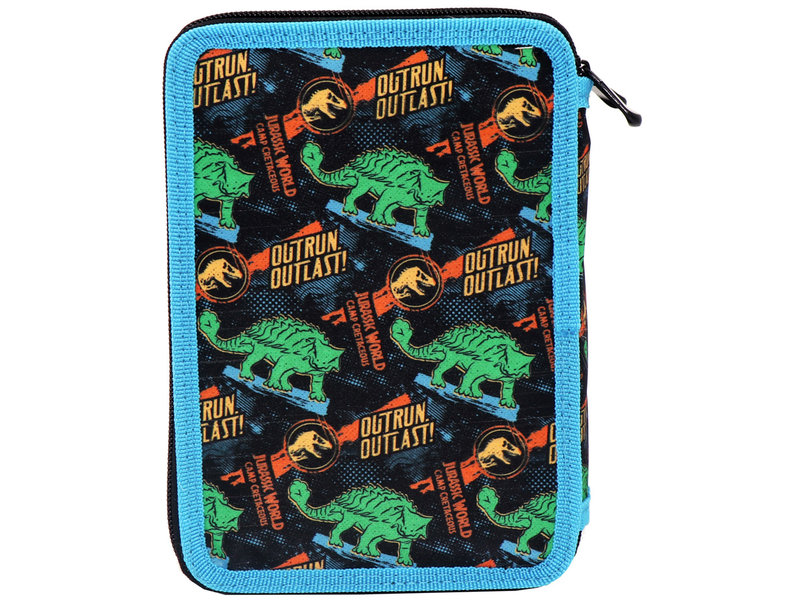 Jurassic World Filled Pencil Case, Camp Cretaceous - 21 x 15 x 5 cm - 31 pcs. - Polyester